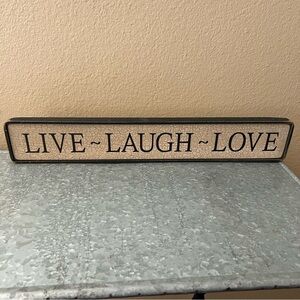 LIVE-LOVE-LIFE  shabby chic wood sign